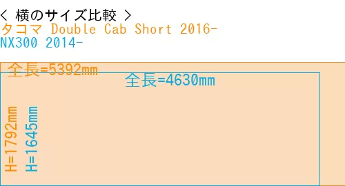 #タコマ Double Cab Short 2016- + NX300 2014-